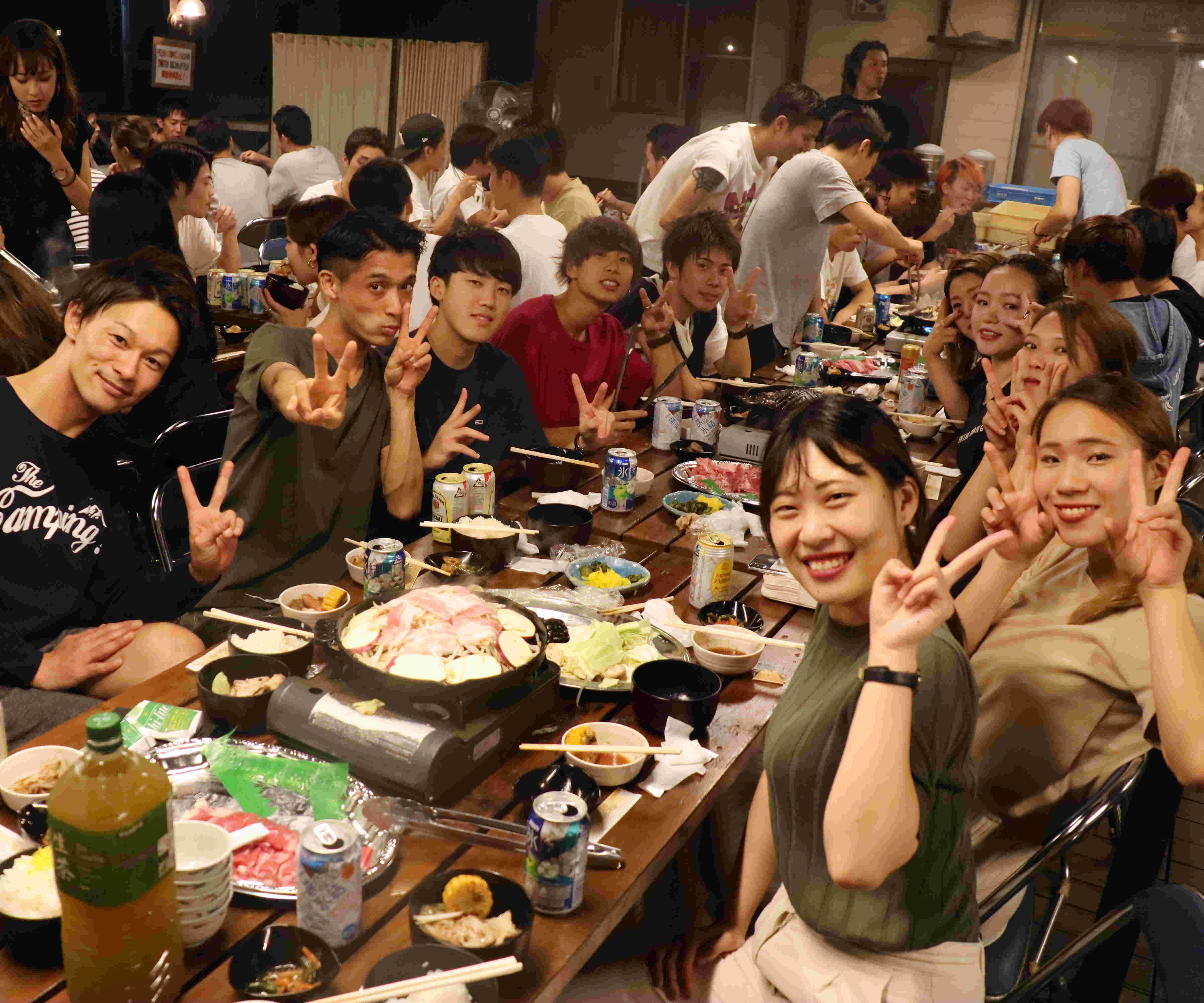 合宿BBQ